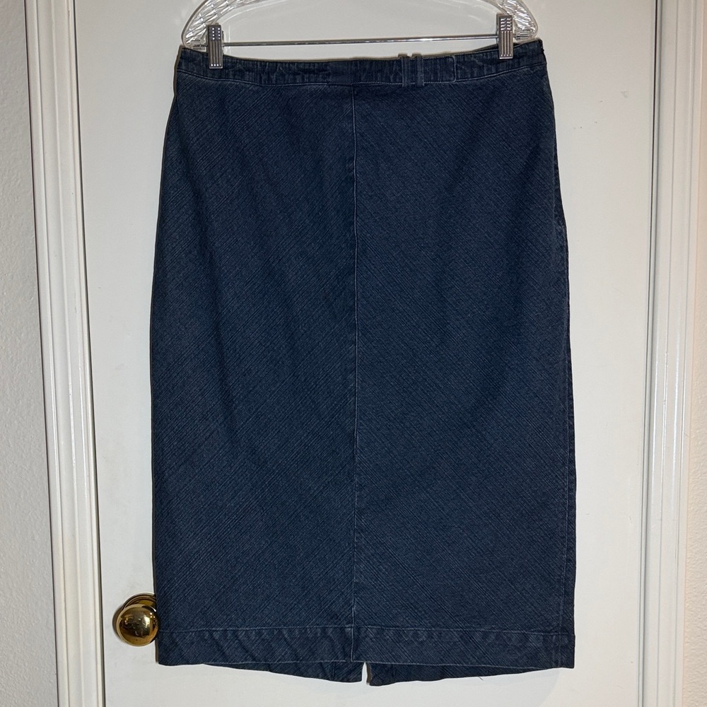 Faconnable Women’s Long Denim Skirt